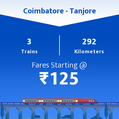 Coimbatore To Tanjore Trains